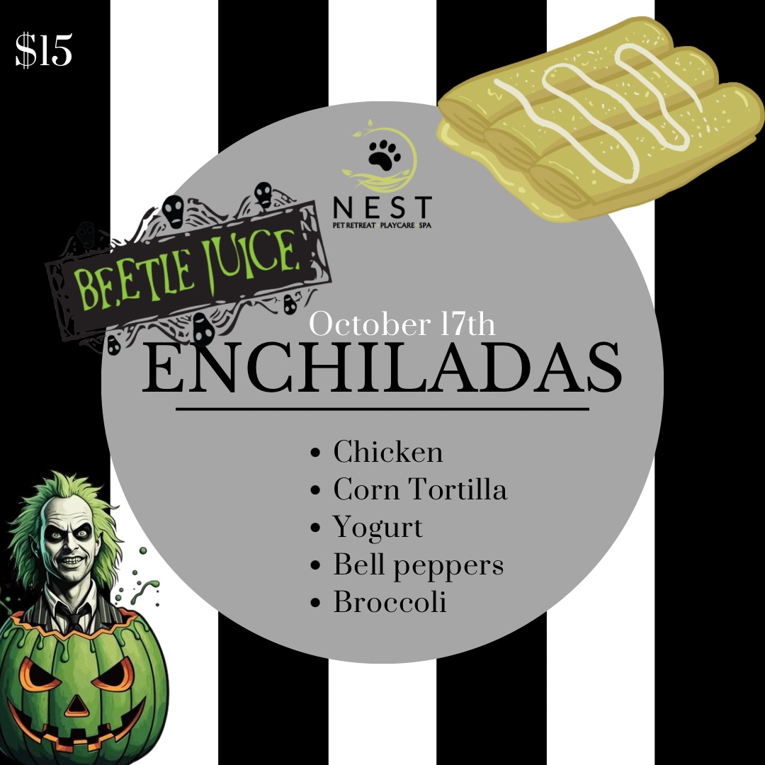 Beetlejuice Enchiladas 